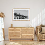 Wrightsville Beach Landscape B&W Poster