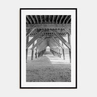 Wrightsville Beach Photo B&W Poster