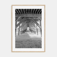 Wrightsville Beach Photo B&W Poster