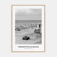 Wrightsville Beach Portrait B&W No 1 Poster