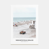 Wrightsville Beach Portrait Color Poster