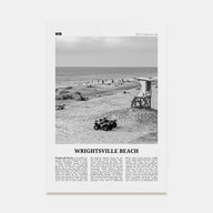 Wrightsville Beach Travel B&W No 2 Poster