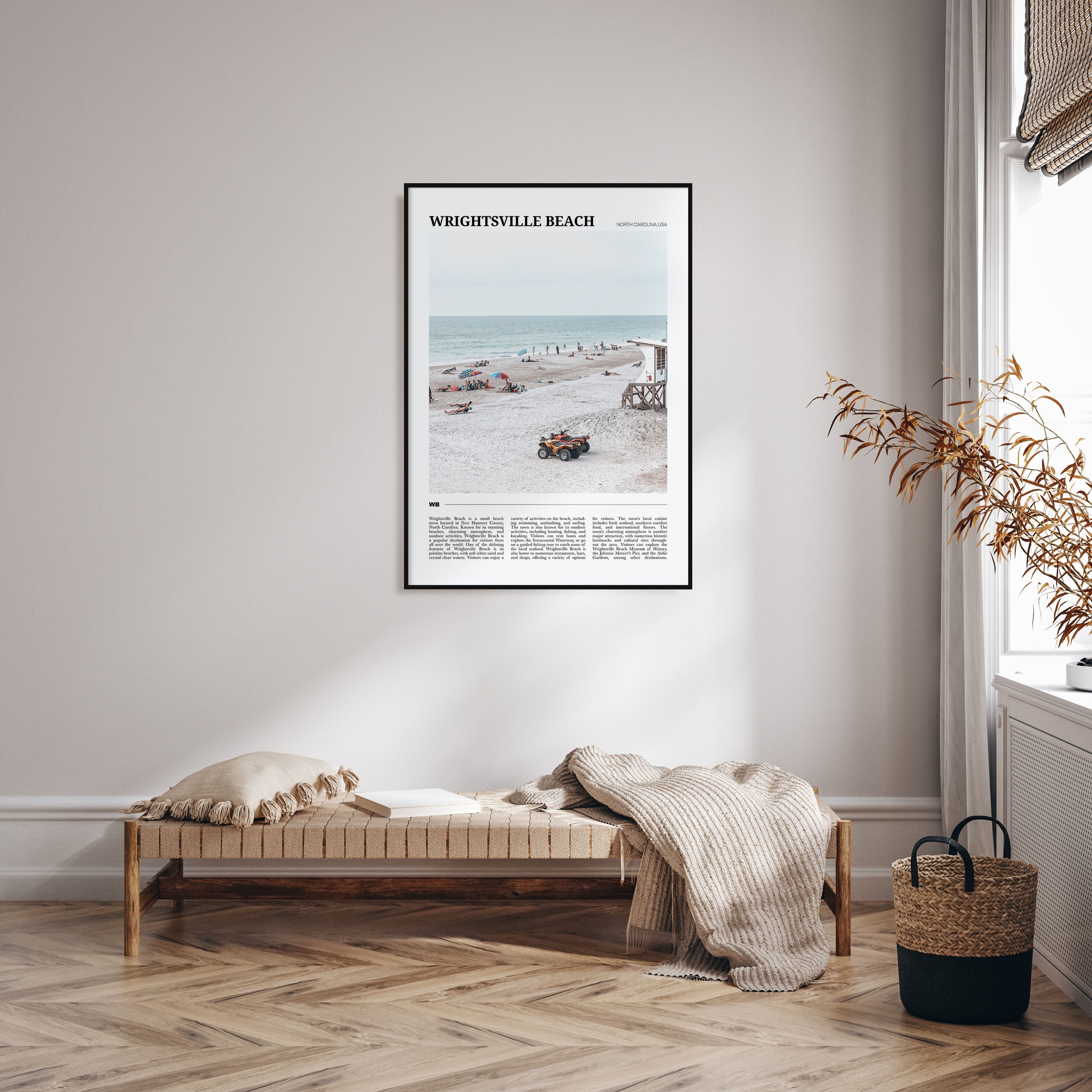 Wrightsville Beach Travel Color Poster