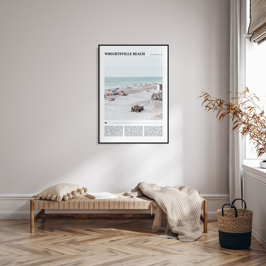 Wrightsville Beach Travel Color Poster