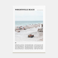 Wrightsville Beach Travel Color Poster