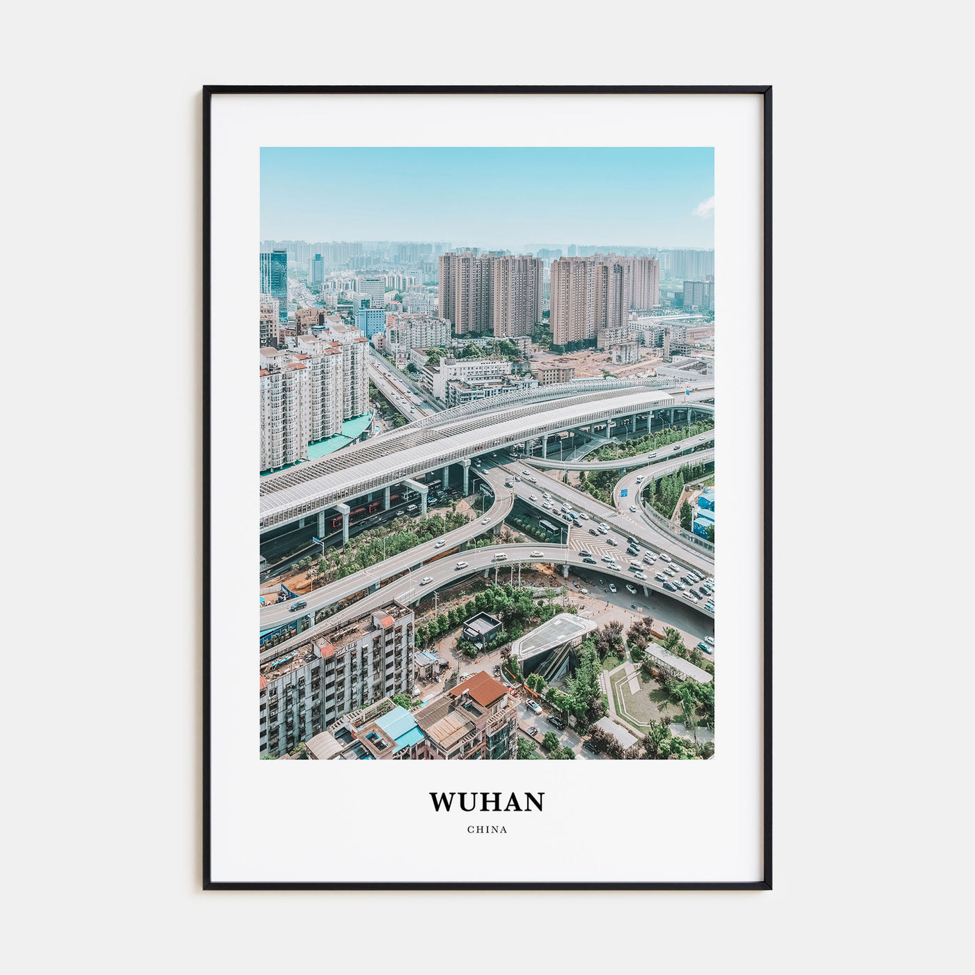 Wuhan Portrait Color Poster