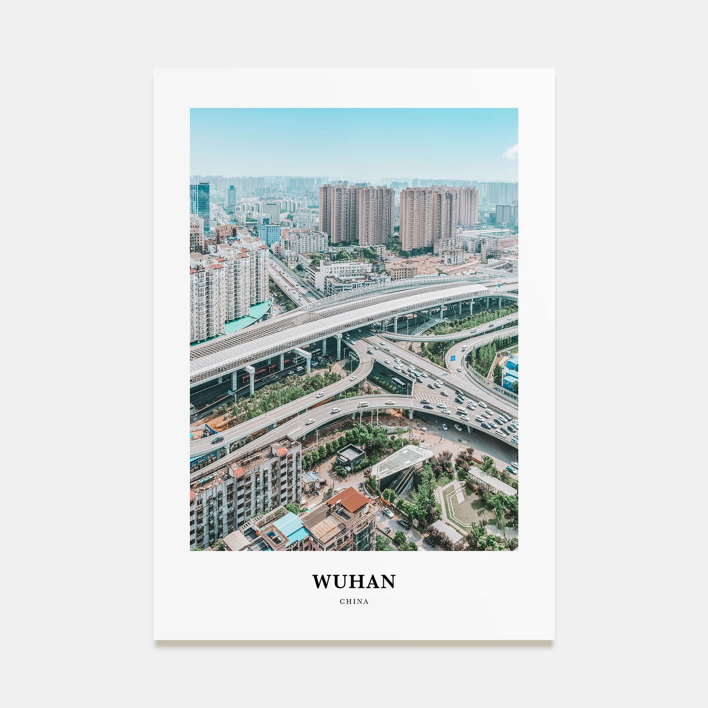Wuhan Portrait Color Poster