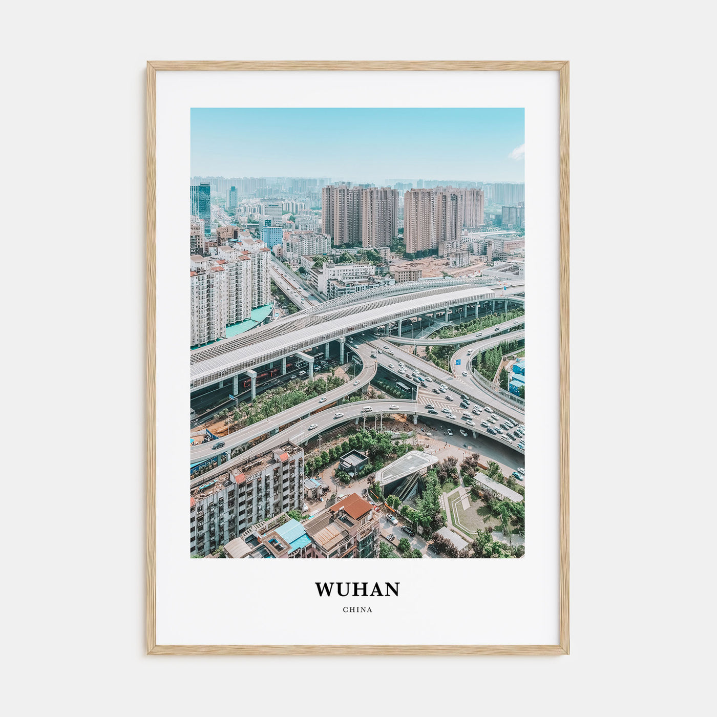Wuhan Portrait Color Poster