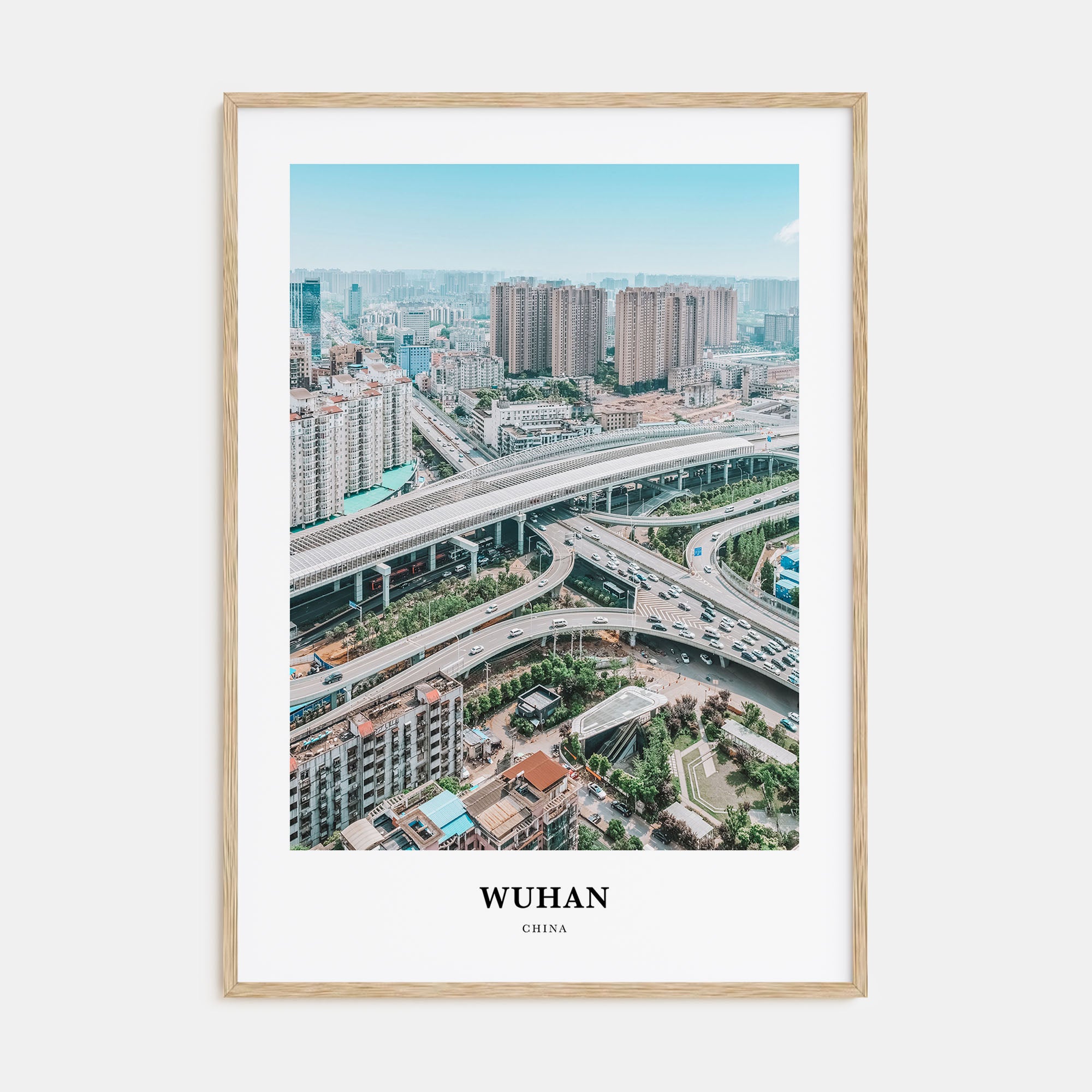 Wuhan Portrait Color Poster