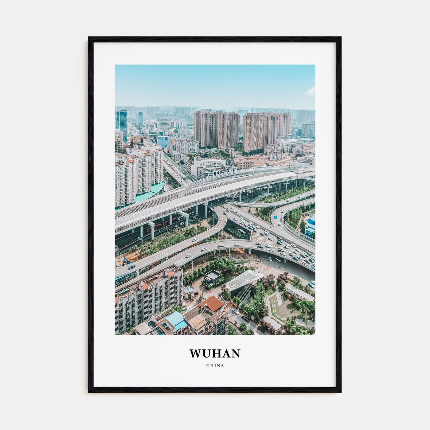 Wuhan Portrait Color Poster