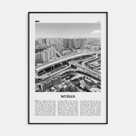 Wuhan Travel B&W Poster