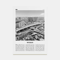 Wuhan Travel B&W Poster