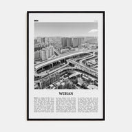 Wuhan Travel B&W Poster