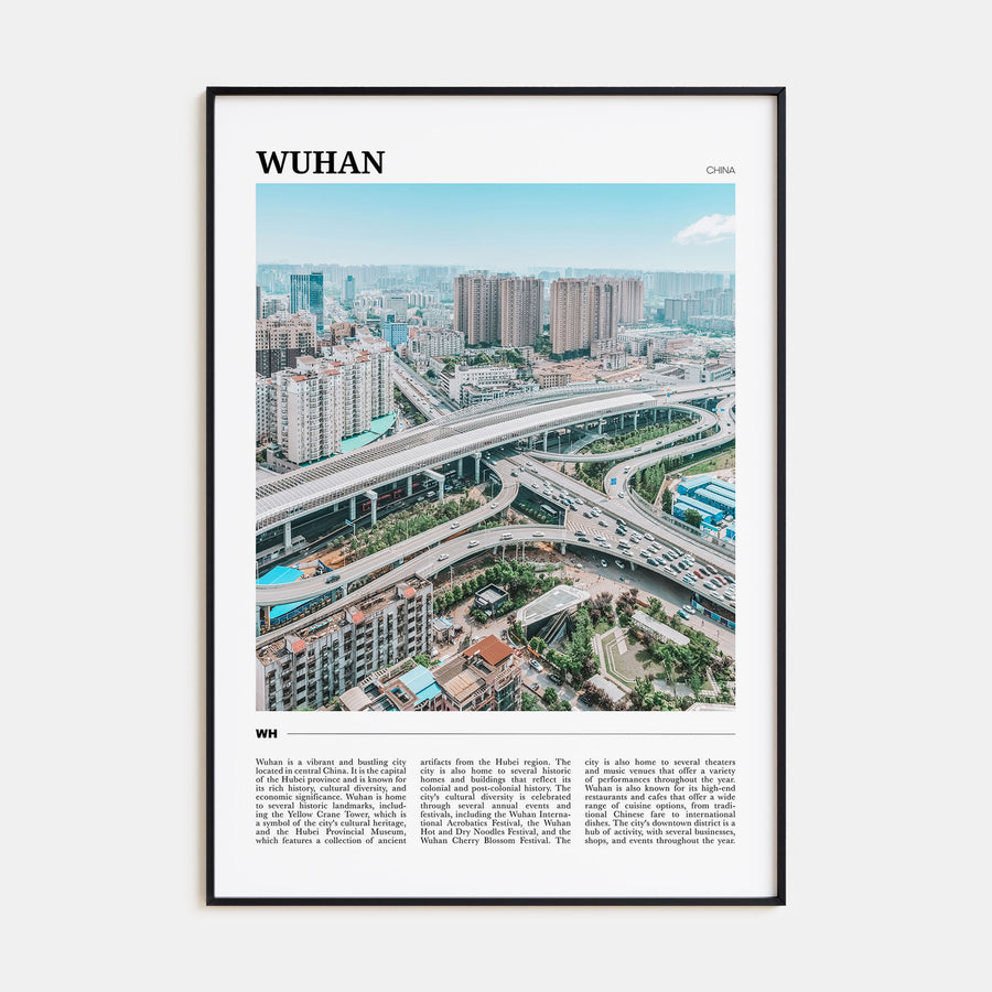 Wuhan Travel Color Poster