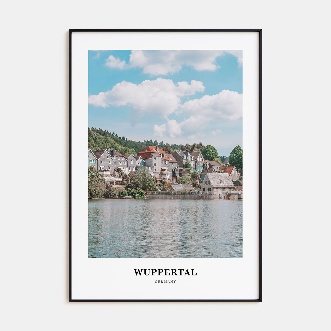 Wuppertal Portrait Color Poster