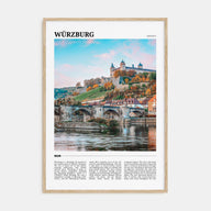 Würzburg Travel Color Poster