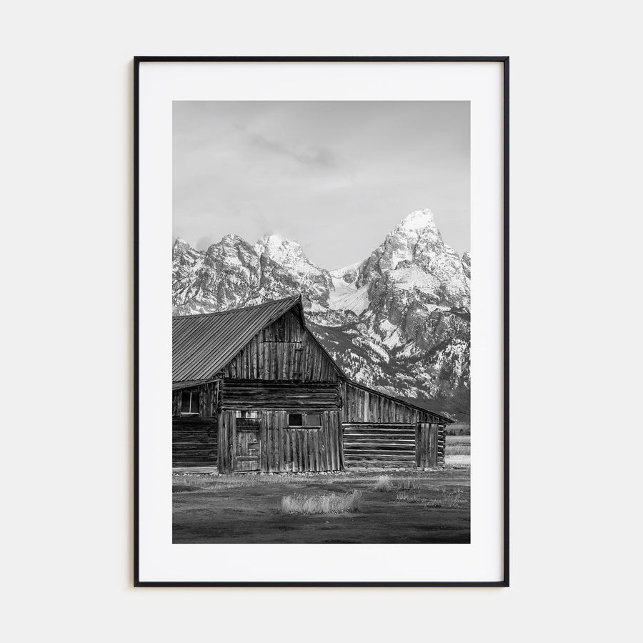 Wyoming Photo B&W Poster