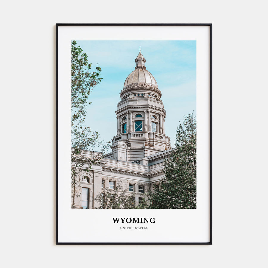 Wyoming Portrait Color Poster