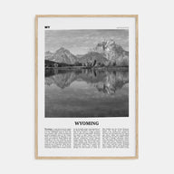 Wyoming Travel B&W No 2 Poster
