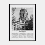 Wyoming Travel B&W No 3 Poster