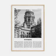 Wyoming Travel B&W No 3 Poster