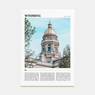 Wyoming Travel Color Poster