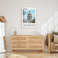 Wyoming Travel Color Poster