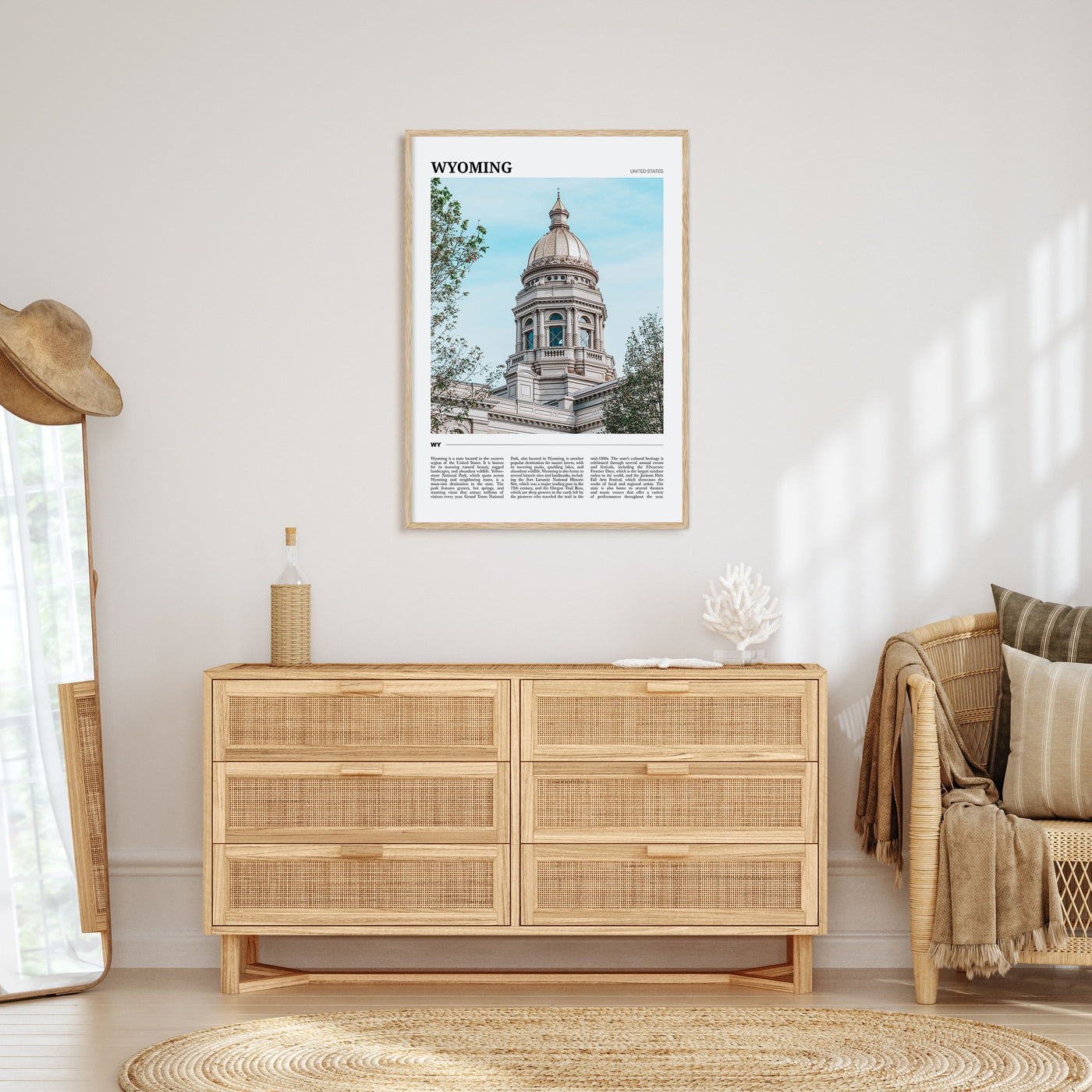 Wyoming Travel Color Poster