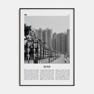 Xi'an Travel B&W Poster