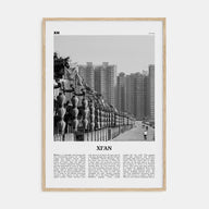 Xi'an Travel B&W Poster