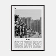 Xi'an Travel B&W Poster