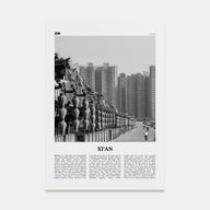 Xi'an Travel B&W Poster