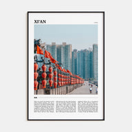 Xi'an Travel Color Poster