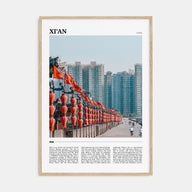 Xi'an Travel Color Poster
