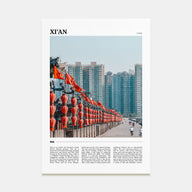 Xi'an Travel Color Poster