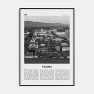 Yakima Travel B&W Poster