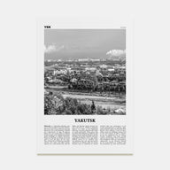 Yakutsk Travel B&W Poster