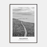 Yallingup Portrait B&W Poster