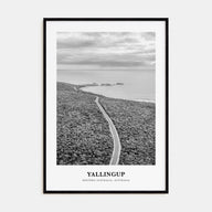 Yallingup Portrait B&W Poster
