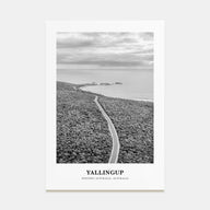 Yallingup Portrait B&W Poster