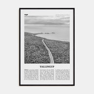 Yallingup Travel B&W Poster