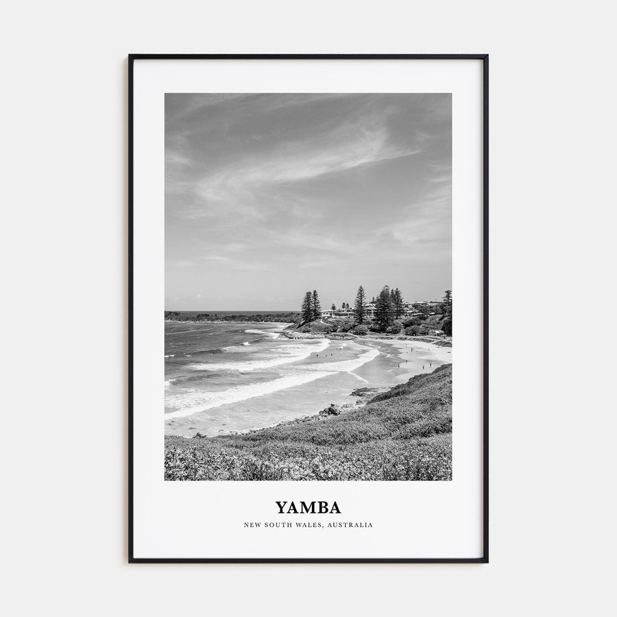 Yamba Portrait B&W Poster