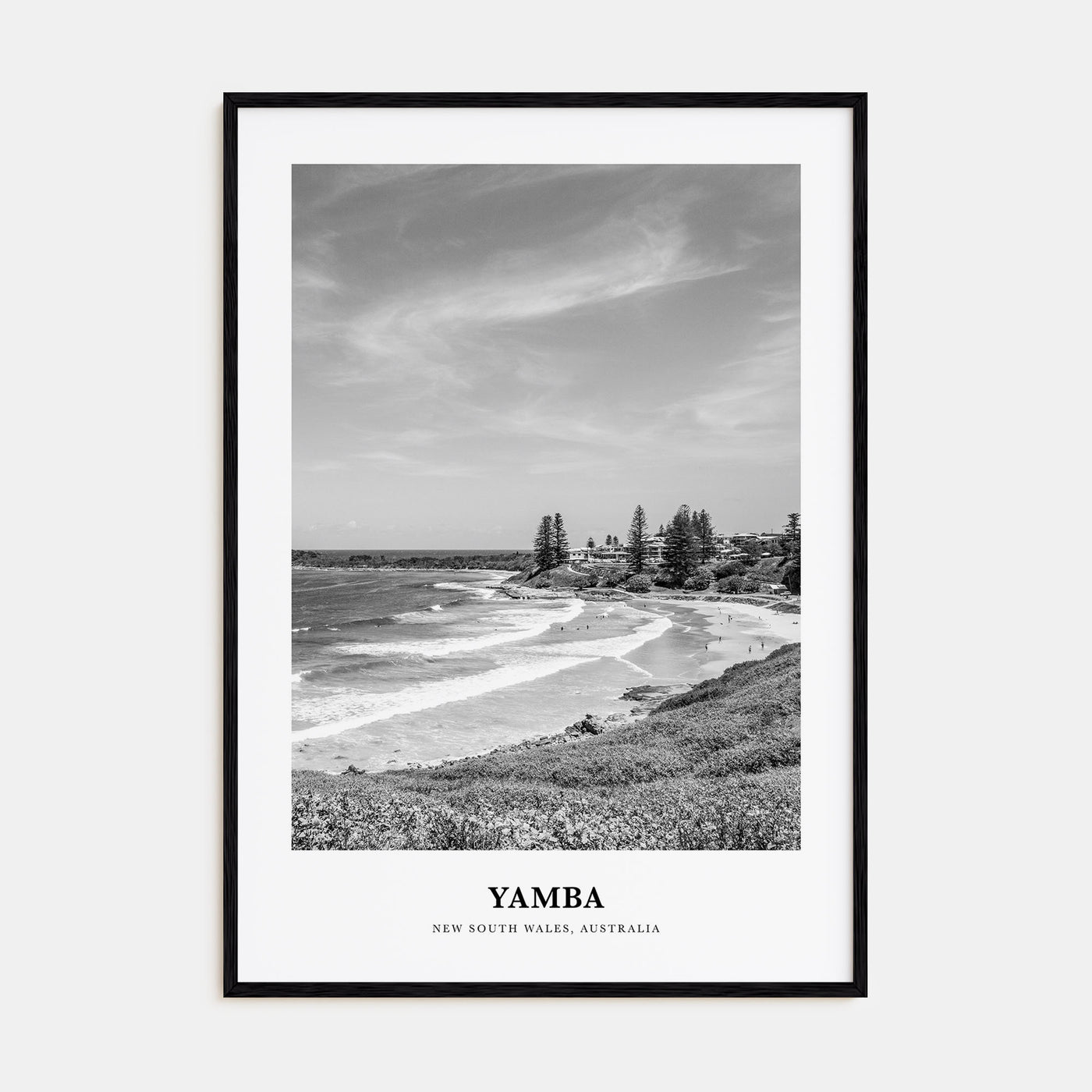 Yamba Portrait B&W Poster