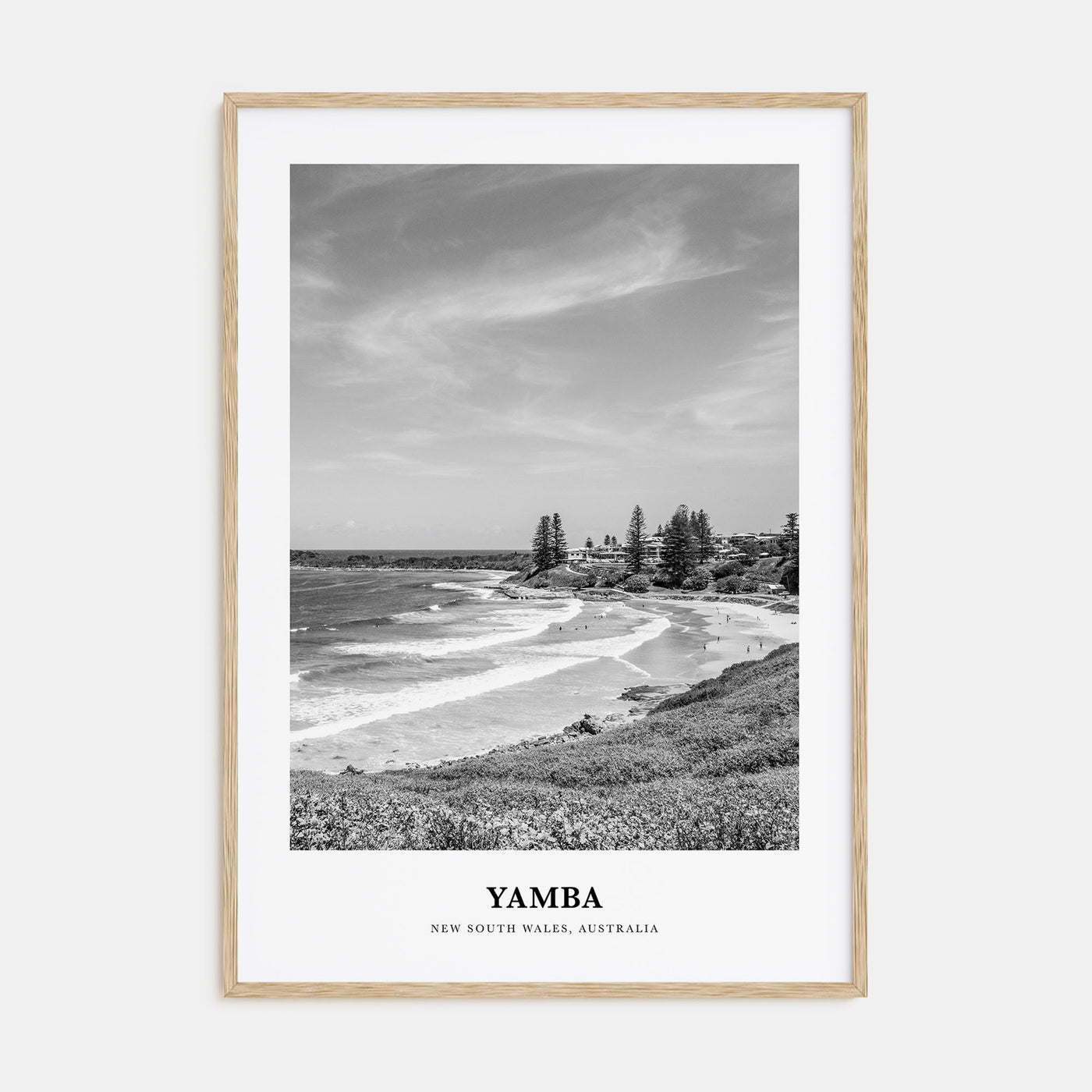 Yamba Portrait B&W Poster