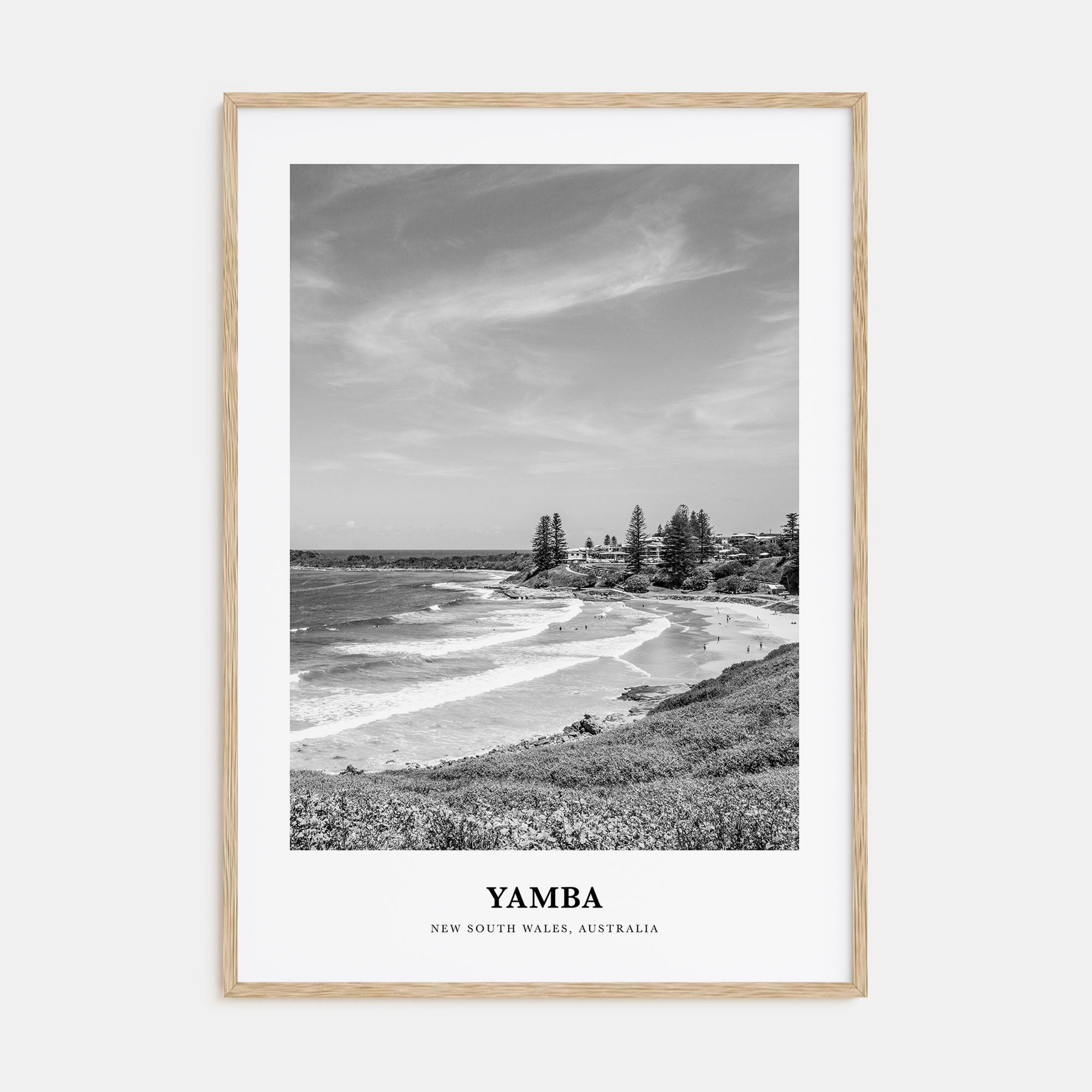Yamba Portrait B&W Poster