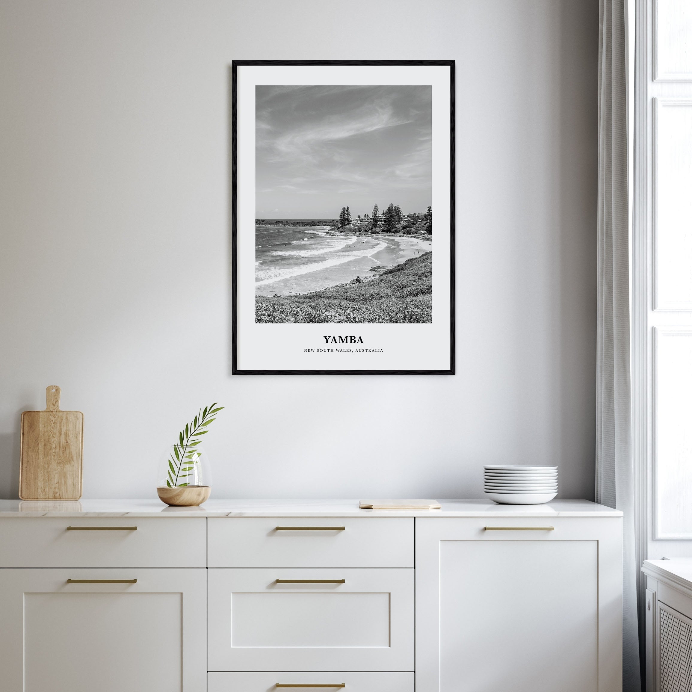 Yamba Portrait B&W Poster