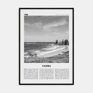 Yamba Travel B&W Poster