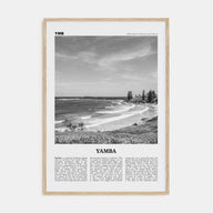 Yamba Travel B&W Poster