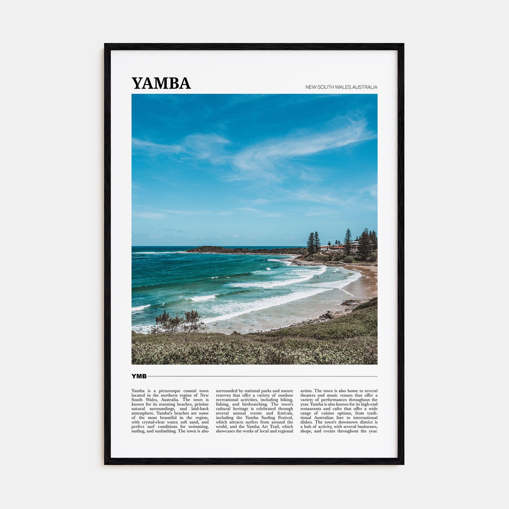 Yamba Travel Color Poster