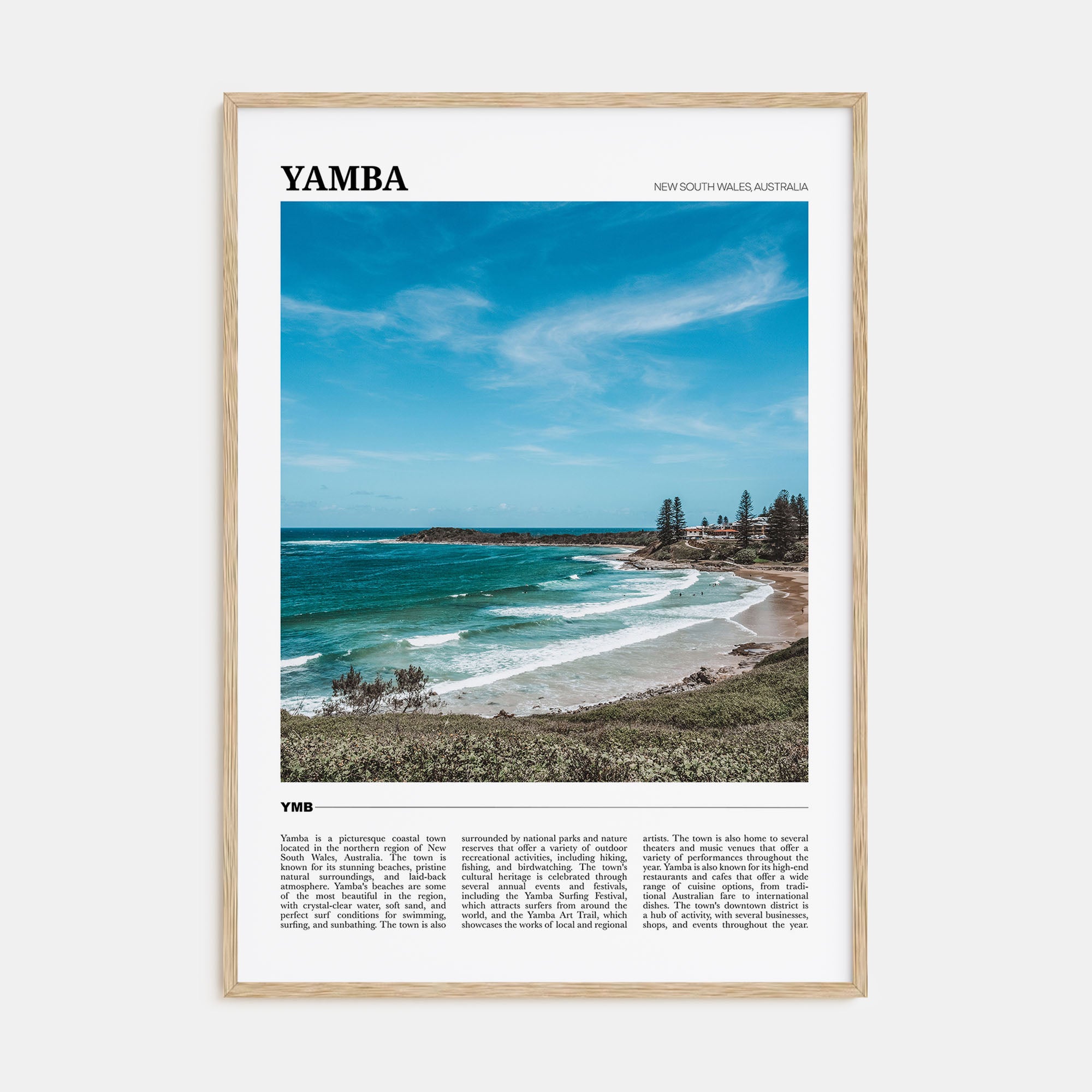 Yamba Travel Color Poster